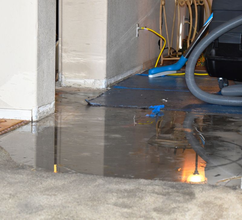 Basement Water Cleanup detail
